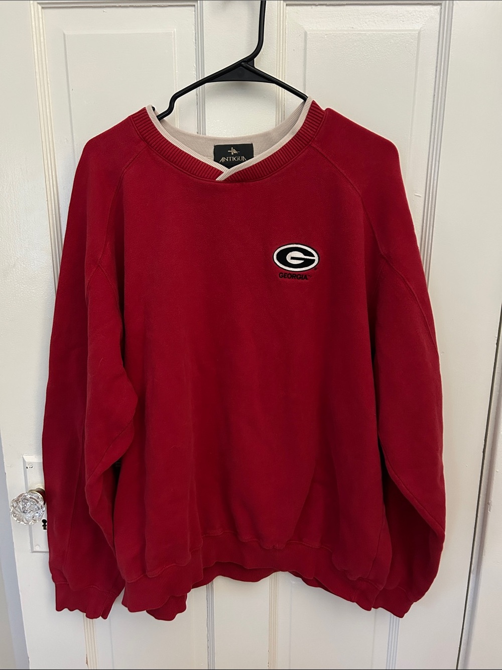 Georgia Bulldogs Red Crewneck Sweatshirt